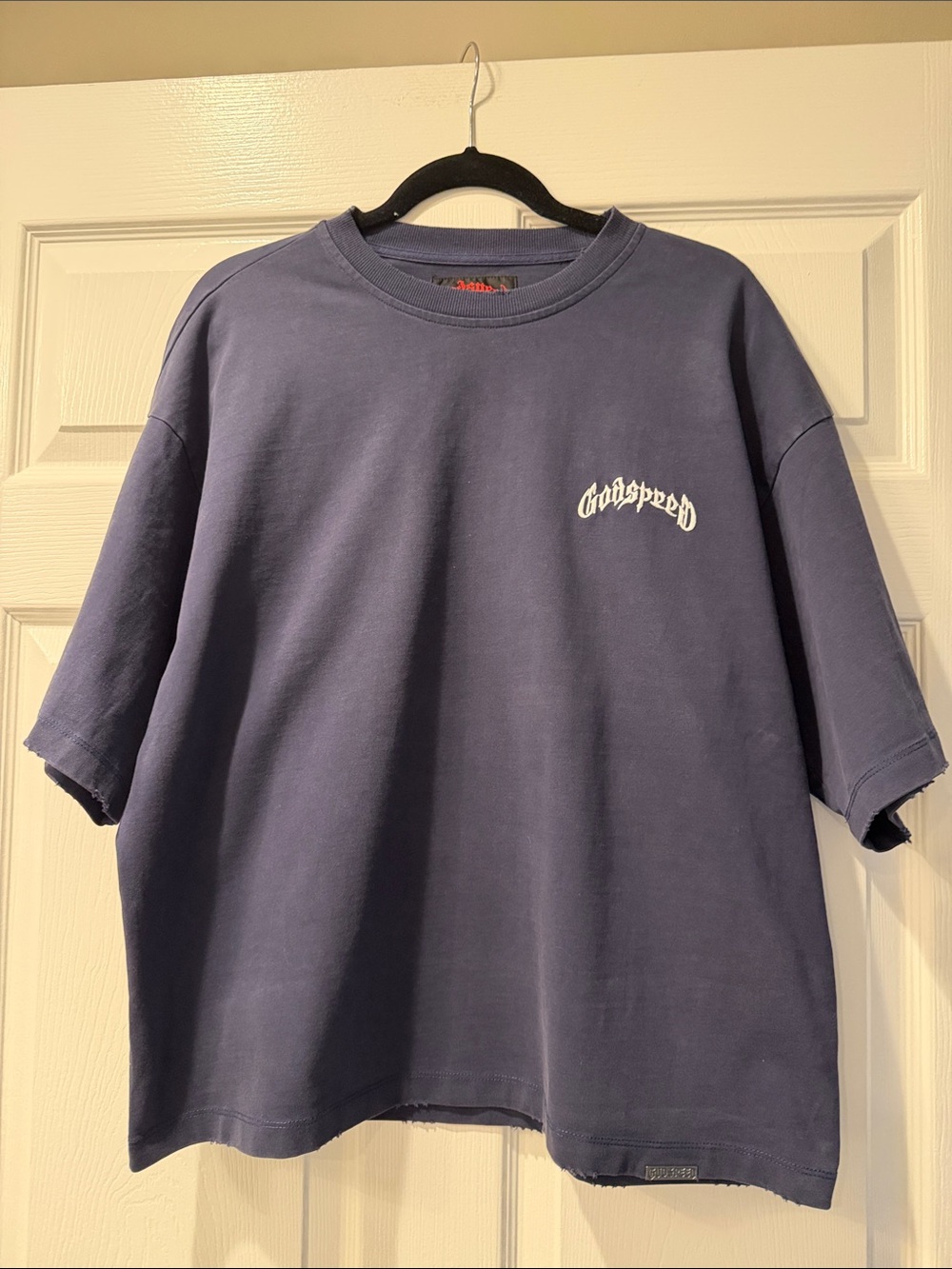 NWT GODSPEED Navy Short-Sleeve Men's Shirt Size S